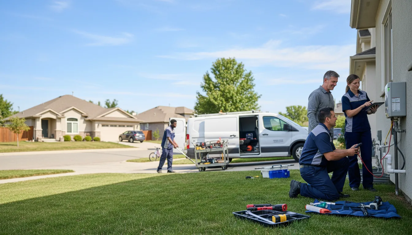Tankless water heater service in Adrian, MN